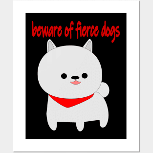 beware of fierce bogs Posters and Art